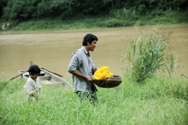 Father and Son on screen in Uruguay