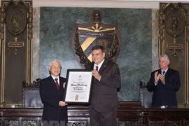 CPV leader honoured with Doctor Honoris Causa title 
