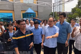 HCM City leader asks apartment fire checks after Carina Plaza visit