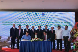An Phat, PVTEX introduce new product at Dinh Vu plant