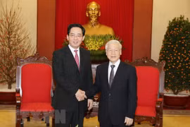Party chief hosts outgoing Chinese ambassador 