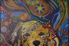 Year of Dog paintings on display
