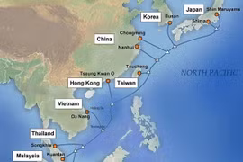 APG submarine Internet cable to resume operation on April 10