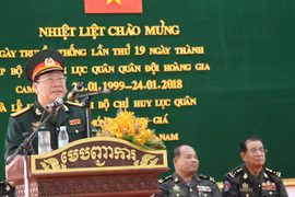 Vietnamese-funded headquarters of Cambodian army inaugurated 