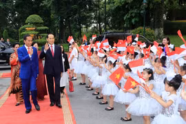 Vietnamese, Indonesian leaders meet the press