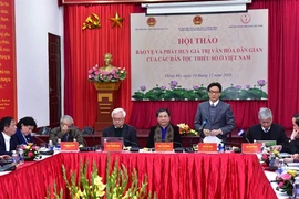 Preservation of ethnic minorities’ culture – an urgent task: workshop
