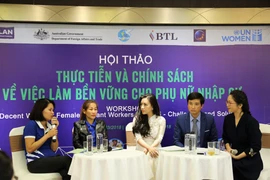 Experts discuss generating decent work for female migrant workers