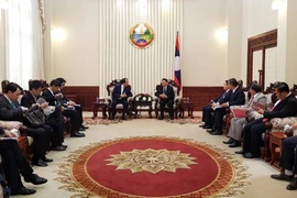 Vietnamese, Lao government offices boost ties 