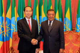 Presidents of Vietnam, Ethiopia hold talks