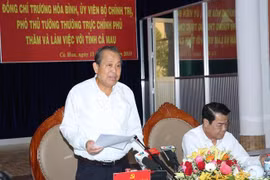 Deputy PM asks Ca Mau to expand marine-based economy 