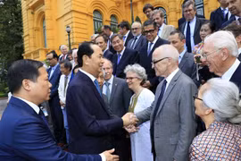 President meets Vietnamese, foreign scientists 