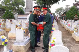 Quang Tri: Memorial service held for remains of soldiers