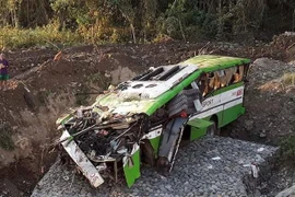 Philippine bus accident leaves 19 dead, 25 injured