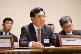 FM Pham Binh Minh co-chairs ASEAN-GCC ministerial meeting 