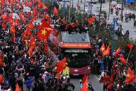 U23 Vietnam return home to warm welcome