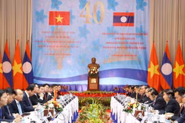 Lao media highlight Vietnam-Laos intergovernmental meeting’s outcomes