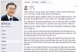RoK President congratulates Vietnam for triumph at AFF Suzuki Cup