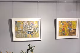 Art works of famous Vietnamese painters exhibited in London