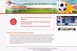 Online tickets for Vietnam-Philippines match sold out