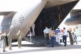 Remains of US servicemen repatriated 