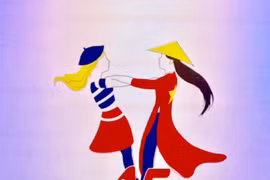 Logo designed to celebrate Vietnam-France diplomatic ties