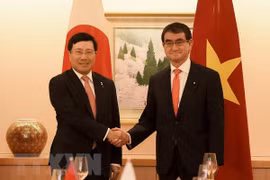 Vietnamese, Japanese FMs delighted at bilateral ties 