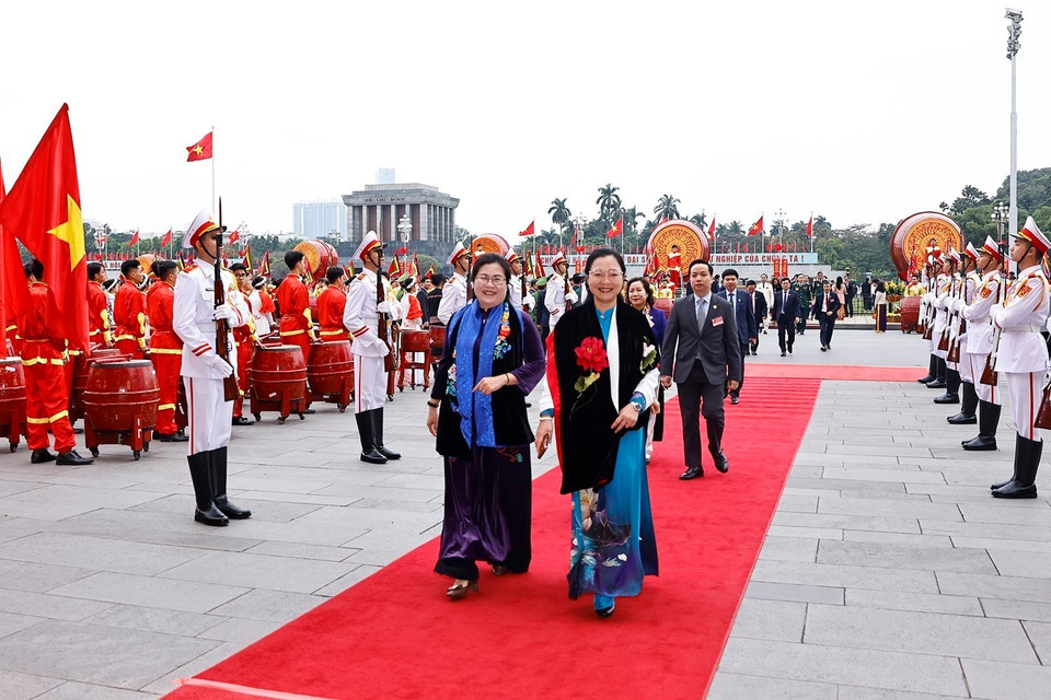Delegates attend the ceremony. (Photo: VNA)