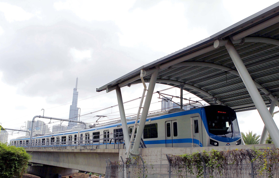 Ho Chi Minh City introduces its first metro line: Ben Thanh – Suoi Tien. (Photo: VNA)