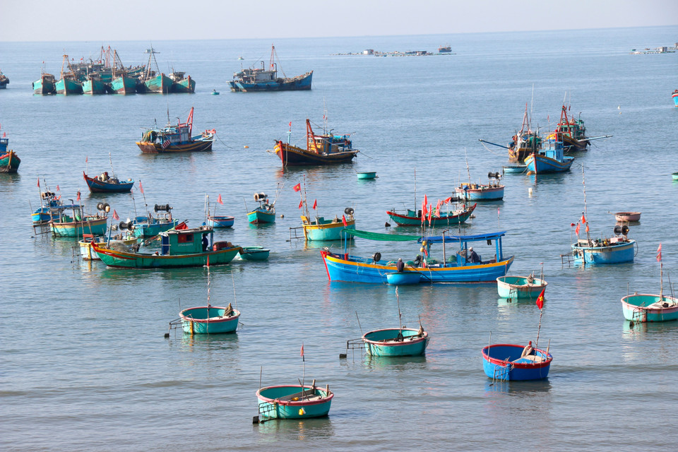 Scenic fishing village in Mui Ne, included in the Mui Ne National Tourist Area plan (Photo: VNA)