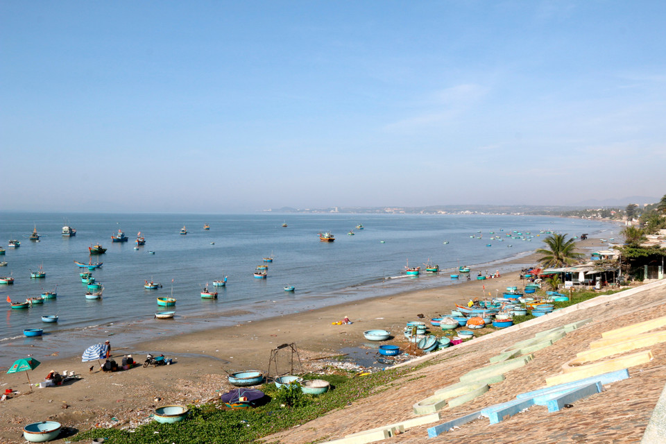 Scenic fishing village in Mui Ne, included in the Mui Ne National Tourist Area plan (Photo: VNA)