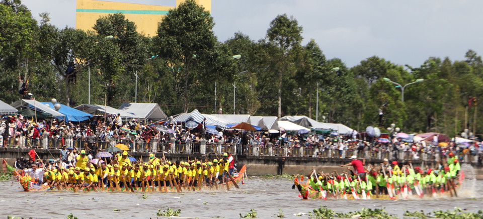 The races are also an opportunity to promote the unique culture and the dynamic, friendly, and warm-hearted spirit of the Mekong Delta. (Photo: VNA)
