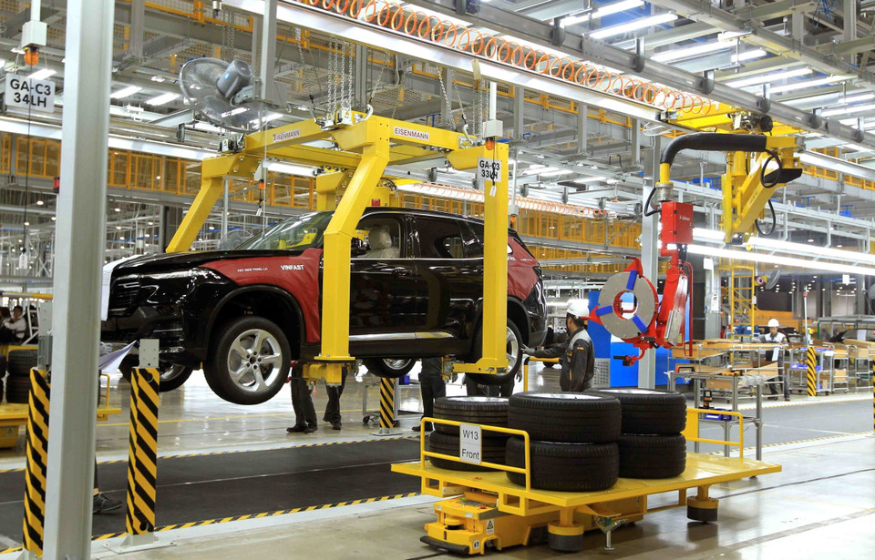 VinFast automobile factory in Hai Phong (Photo: VNA)