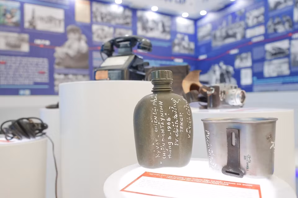 Exhibits at VNA booth at the exhibition. (Photo: VNA)