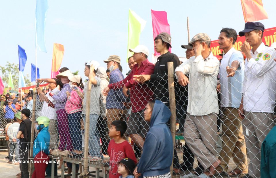 The Sinh village wrestling festival in the Year of the Horse 2026 attracts large numbers of local residents and visitors. (Photo: VNA)