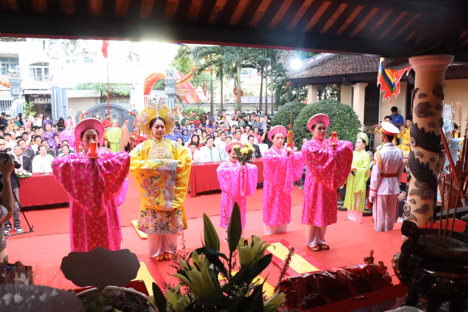 The Hung Kings' commemoration ceremony is held in the Central Highlands province of Dak Lak (Photo: VNA)