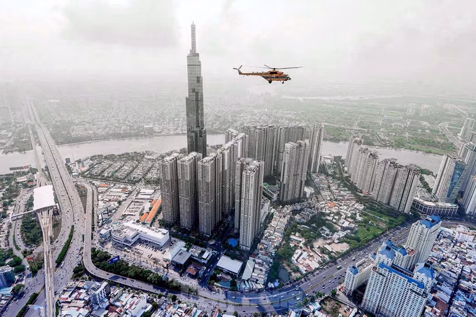 Landmark 81 in the Vinhomes Central Park complex remains the tallest building in Ho Chi Minh City. (Photo: VNA)