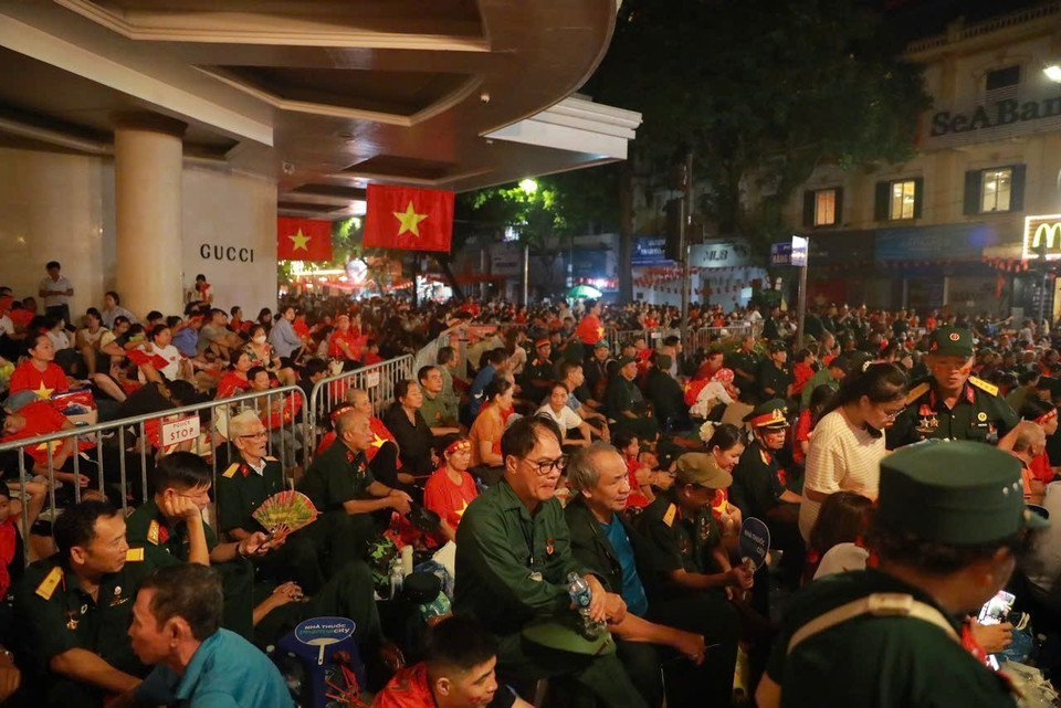 Around 8,000 priority seats are set aside for veterans at the September 2 parade. (Photo: VNA)