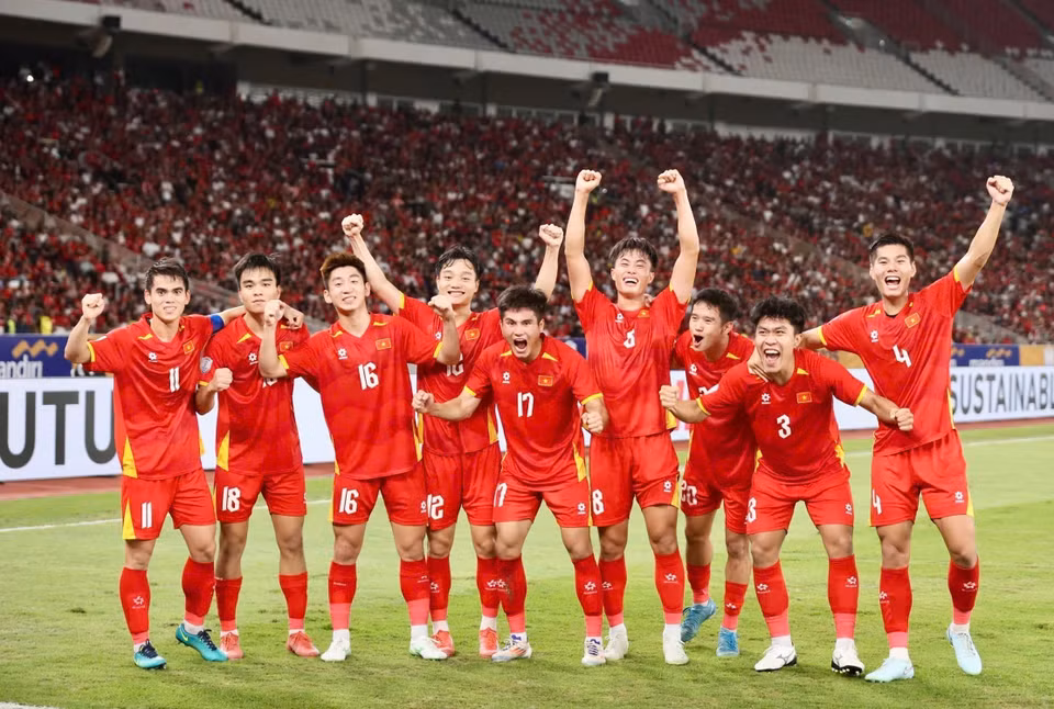 Vietnam claim their third straight U23 ASEAN Championship. (Photo: VNA)
