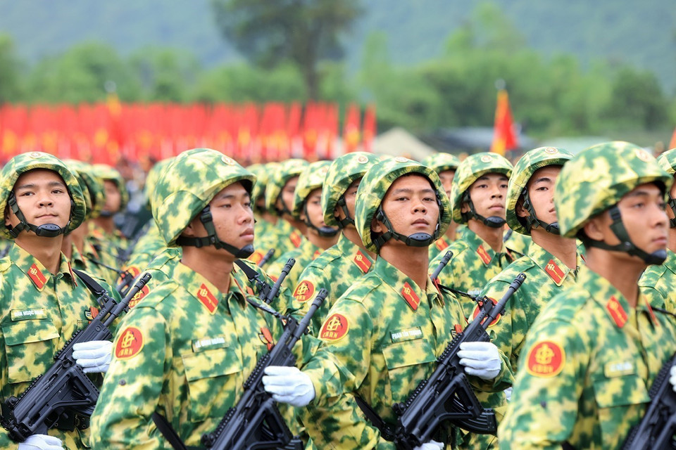 Chemical defence troops. (Photo: VNA)