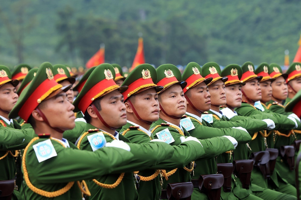 People’s Public Security force. (Photo: VNA)
