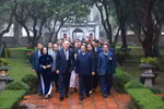 PMs of Vietnam, New Zealand visit Temple of Literature