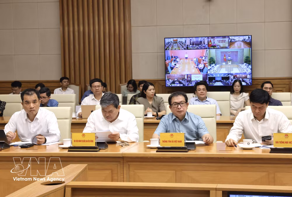 Participants in the meeting (Photo: VNA)