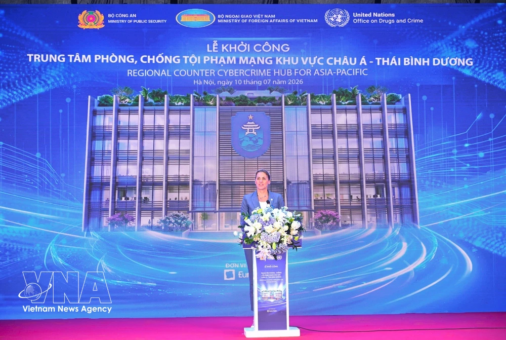 Construction begins on headquarters of Asia-Pacific counter cybercrime hub in Hanoi - Ảnh 1.