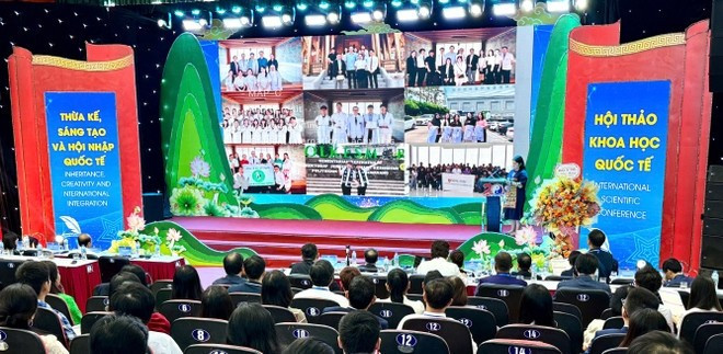 Delegates at the conference. (Photo: Vietnam+) 02-hoi-thao.jpg