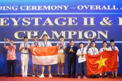 Vietnam and Singapore were named overall champions (Photo: VNA)