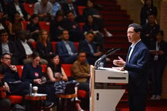 Singapore’s Health Minister Ong Ye Kung speaks at the ninth CHI Innovate 2025 (Photo: singaporelawwatch)