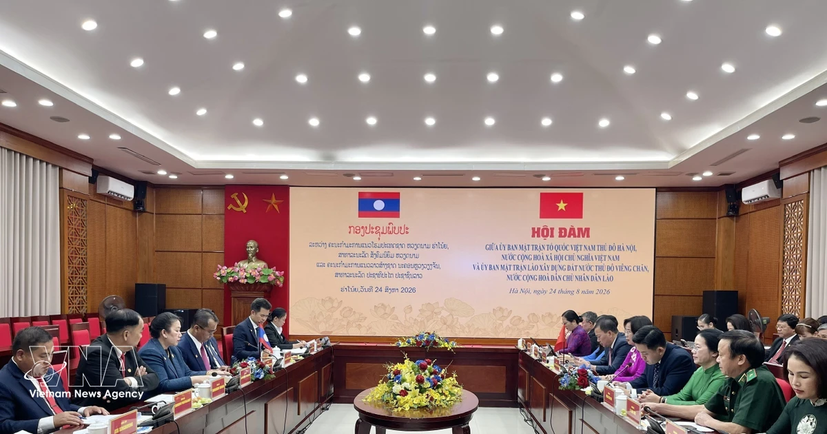 Hanoi, Vientiane strengthen ties between Vietnam Fatherland Front, Lao Front for National Construction
