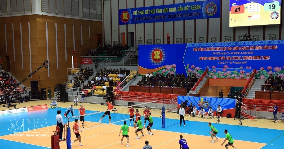ASEAN Armies' Open Volleyball Tournament 2026 kicks off in Hanoi