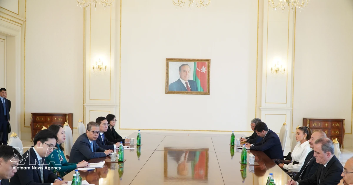 Vietnamese Vice President holds talks with Azerbaijani leaders
