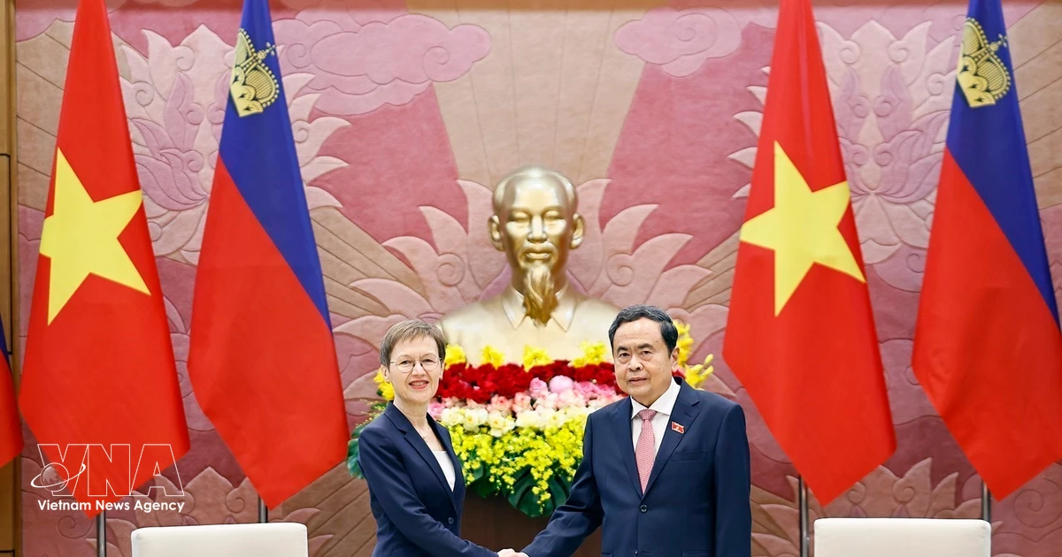 National Assembly President Tran Thanh Man meets with Liechtenstein PM Brigitte Haas